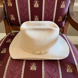 Serratelli 20x Beaver fur felt mens cowboy hat size 7 3/8